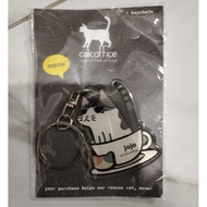 GANTUNGAN Calico Jojo Cat Keychain