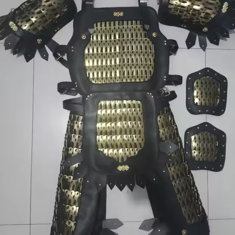 Hundred refining armor , ancient cos, , Chinese armor, warrior , fish scale armor, a full set of Chi