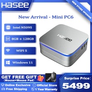 ต้นฉบับ Hasee คอมพิวเตอร์ขนาดเล็ก Intel N5095 2.9GHz คอมพิวเตอร์ขนาดเล็ก8GB LPDDR4 RAM + 128GB M.2เอ