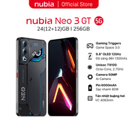Điện thoại Gaming Nubia Neo 3 GT 5G 24(12+12)GB I 256GB I Màn OLED 1300nits I Pin 6000mAh sạc 80w I