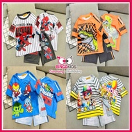 Very beautiful 3D printed cold elastic baby boy set with type 1 woven collar and baseball motifs