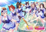 ✨現貨日版✨ 限定 賽馬娘 Pretty Derby 2.5周年記念 貼紙 收藏卡片 明治 MEJI 小立牌 點陣圖吊飾 黃金船立牌