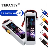 Manufacturer Model Aircraft Battery 11.1V 45C 2600mAh Lithium Battery No Man Locomotive Model Ship M