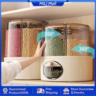 6/11KG Rice Dispenser Rice Box Storage Food Storage Container with Wheels Insect Prevention