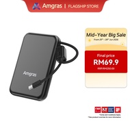 Amgras PowerMeta 845 3C Certification PowerBank 20000mAh Large Capacity 22.5W Fast Charging Built-in