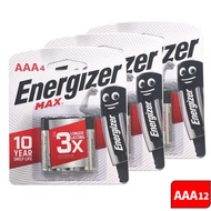 Energizer MAX 2A 3A 12pcs Per Card MAX Energizer Alkaline Battery AA / AAA