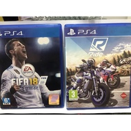 PS4 games: Ride and FIFA18