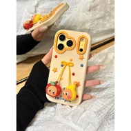 【PREORDER】Twinkle Twinkle Phone Case For 13/14 13pm 15/16 15pro 17 17promax Pro Promax 立体可爱星星人卡通软壳苹果