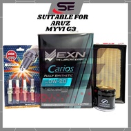 EXN Engine Oil 0w20 4Litre Fully Synthetic Minyak Hitam Enjin Mvyi G3 Gen3 MG3 D20N Miyak Item Keret