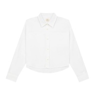 GIORDANO WOMEN Women's Oxford Long Sleeve Loose Shirt 0 05345001