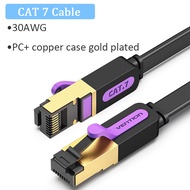 Vention Lan เคเบิ้ล Cat7สายเคเบิลอีเธอร์เน็ตแบนความเร็วสูง STP Cat 7 RJ45สายเคเบิลเครือข่าย10Gbps สำ