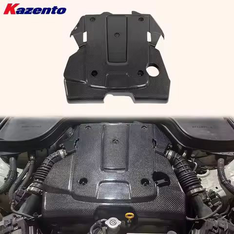 For Infiniti G35 G37 Sedan&Coupe 2007-2013 KZ Carbon Fiber Interior Engine Cover Panel