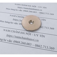 Round magnet with screw hole 50x5mm