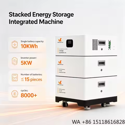Home Energy Storage Unit 20KWh Battery 10KW Inverter 5KW 10kw Solar Panel 10 Year Warranty 51.2v 200