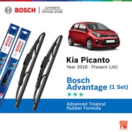 Bosch Advantage U Hook Wiper Set for Kia Picanto JA 3rd Gen (24"/14")