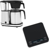 Bonavita 8 Cup Coffee Maker with Thermal Carafe, BV1901TS + Brewista Smart Coffee Scale III for Prec