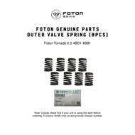 Foton Parts Engine Outer Valve Spring Set (8pcs): Tornado 2.5 4BD1 4BB1 Engine