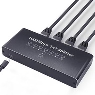 Full Gigabit Network Splitter Switch RJ45One-to-Seven Network Splitter8Network Extender