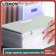 LIZMON File Storage Box, Portable Stand-up Test Paper Storage Folder, Multi-layer Retractable Accord