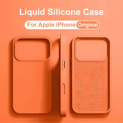 For iPhone 17 Pro Max Case Original Liquid Silicone Phone Cases For Apple iPhone 17 11 12 13 14 15 1