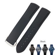 สายนาฬิกาซิลิโคนยาง19มม. 20มม. 21มม. 22มม. สายรัด Omega Speedmaster 300 Seiko SKX Watchband นาฬิกาดว