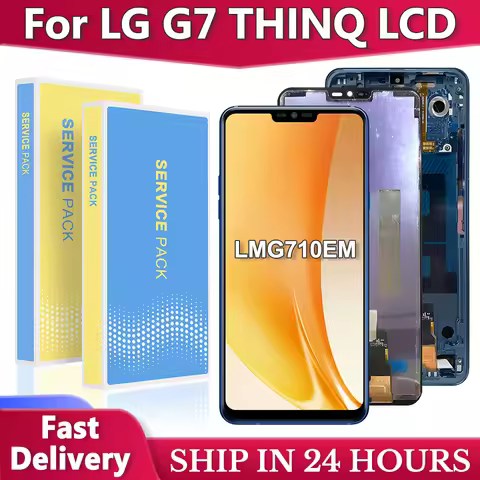 6.1'' Display For LG G7 ThinQ G710EMW G710 LCD Display Screen Digitizer Assembly Replacement parts F