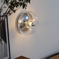 Balcony Glass Ceiling Light French Retro Wall Light