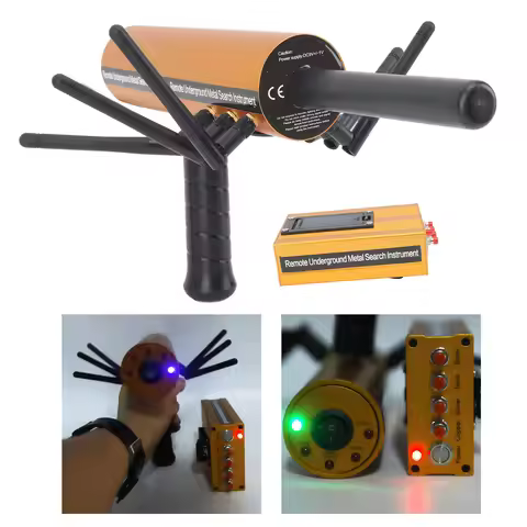 AKS Metal Detector Metal Pinpointer 30m Depth 1200m Range 6 Antenna AKS Accurate Finding Gold Detect
