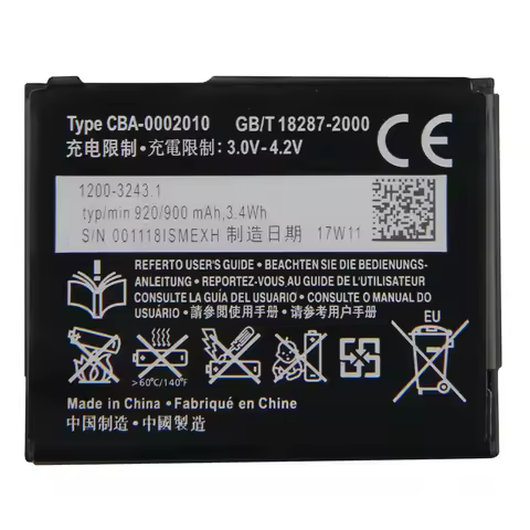 Phone Battery For Sony Ericsson W380c W508 W908 W910i T707 W508 W910 R300 W20 BST-39 Replacement Bat