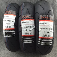ยางรถจักรยานยนต์ TWPO Semi Hot Melt ขนาด 90/350/100-10 สำหรับรถจักรยานยนต์ไฟฟ้าที่ใช้ได้ทุกขนาด 10/1