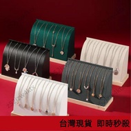 Taiwan Shipping Necklace Display Stand Jewelry Props Arc Solid Wood Base Pendant
