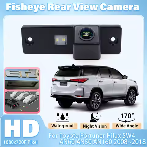 Waterproof Wide Degree HD Car Rear View Reverse Parking Camera For Toyota Fortuner Hilux SW4 AN60 AN