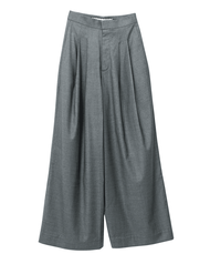 The SRT X7 Meta Wide Pants (TPN104) กางเกงเอวสูงขายาว ทรงขากว้าง มีซิปหน้า และกระเป๋า 2 ข้าง