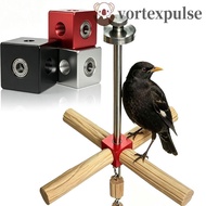 VORTEXPULSE Square Nut Bracket, M6 M8 Aluminum Alloy Parrot Perch Nut, Fixing Block Square/Cylinder 