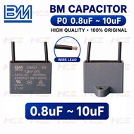 BM CBB61 Capacitor 450VAC 0.8 – 10µF Fan Motor Wire Lead Compatible KDK Panasonic Philips Alpha Deka