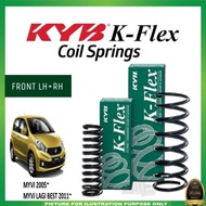 PERODUA MYVI (2005~) & MYVI LAGI BEST (2011~) FRONT / REAR / SET COIL SPRING STANDARD KYB K-FLEX (2 