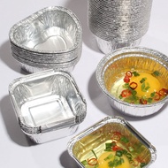 Heart-shaped tin foil box, household egg tart cup baking mold, egg cup, egg tart base, disposable al