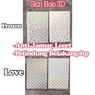 HP Skin Holo Frozen Love 3D Vivo Y53 2017 Y55 Y65 Y66 Y67 Y71 Y79 X50 X50 Pro X60 X60 Pro X70 X70 Pr