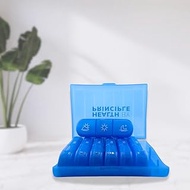 Health by Principle Pill Organizer, 3 Times a Day, 7 Day Pill Box, Portable Travel Box for Vitamins
