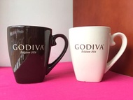 Godiva chocolate coffee mug  one pair 大水杯兩隻
