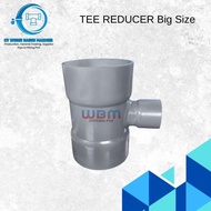 Tee Reducer 12 x 21/2 inch D - TEE PVC 12 x 21/2 inch D