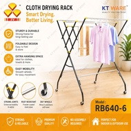 KT WARE 3V OUTDOOR CLOTHS HANGER /DRYING CLOTH RACK /RAK SIDAI BAJU/AMPAIAN BAJU 6+4BAR