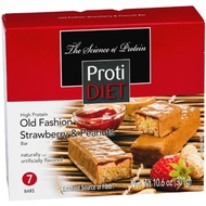 [USA]_Diet Direct ProtiDiet High Protein Bar - Strawberry  Peanuts,net wt 10.6 oz,(7 Servings/Box)