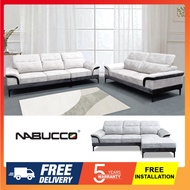 Nabucco N6234 Fenssy 2+3 / L Shape Sofa [Can Choose Leather or Water Resistance Fabric][Delivery In 