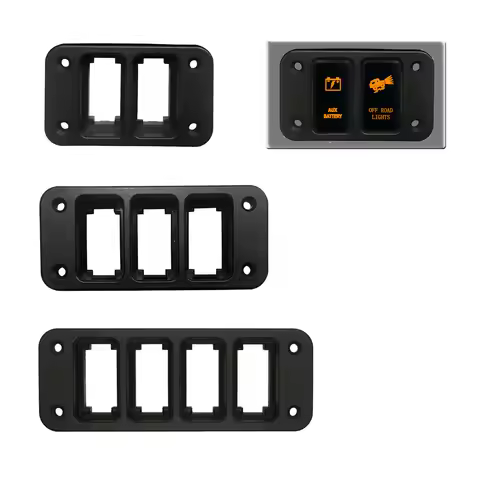 2 / 3 / 4 Gang Push Switch Housing Holder Mounting Bracket Panel for Toyota LandCruiser Prado Hilux 