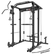 MAJOR LUTIE Power Cage, PLM03 1400 lbs Multi-Function Power Rack with Adjustable Cable Crossover Sys