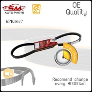 Gaido Fan Belt 6PK1677 - Proton Gen2 / Persona / Saga BLM / Waja Campro