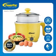 [PowerPac] 1.2L Stainless Steel Multi Cooker, Steamboat, Steamer (PPJ2012) Yellow