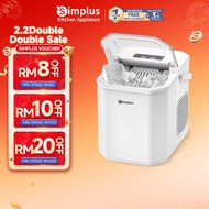 SimplusKitchen Ice Maker丨12kg Homemade Ice Cubes丨24h Reservation丨Auto Self-Cleaning Function ZBJH001