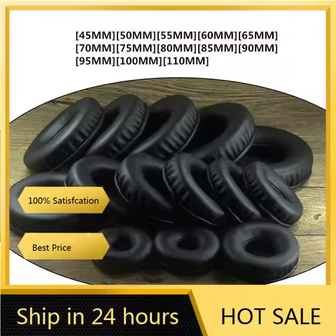 Soft PU Earpad 45MM-110MM Foam Ear Pads 60mm 70mm Cushions for Sony for AKG for Sennheiser for ATH f
